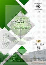 پوستر همایش ملی جنبه های حمایتی حقوقی از محیط زیست؛ چرایی و چگونگی