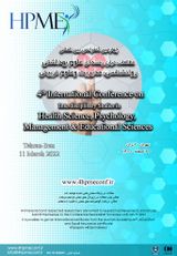 پوستر چهارمین دوره کنفرانس بین المللی مطالعات میان رشته ای علوم بهداشتی، روانشناسی، مدیریت و علوم تربیتی