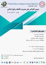 پوستر سومین کنفرانس ملی مدیریت، اقتصاد و علوم اسلامی