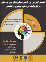 پوستر ششمین کنفرانس بین المللی دستاوردهای نوین پژوهشی در علوم اجتماعی و علوم تربیتی و روانشناسی