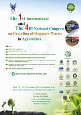 پوستر اولین کنفرانس بین المللی و چهارمین کنفرانس ملی بازیافت مواد آلی در کشاورزی