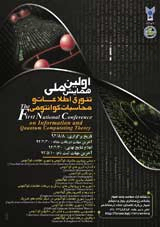 پوستر اولین همایش ملی تئوری اطلاعات و محاسبات کوانتومی