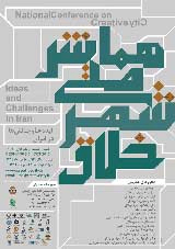 پوستر همایش ملی شهر خلاق ایده ها و چالش ها در ایران