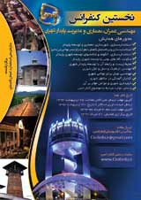 پوستر همایش ملی مهندسی عمران، معماری و مدیریت پایدار شهری