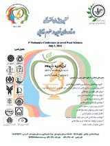 پوستر نخستین همایش ملی الکترونیک دستاوردهای نوین در علوم غذایی