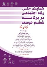 پوستر همایش ملی رفاه اجتماعی در برنامه ششم توسعه