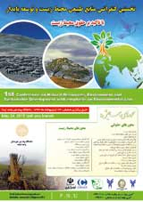 پوستر نخستین کنفرانس منابع طبیعی ،محیط زیست و توسعه ی پایدار