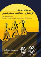 پوستر نخستین کنفرانس بین المللی گردشگری، جغرافیا و باستان شناسی