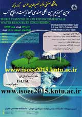 پوستر سومین سمپوزیوم بین المللی مهندسی محیط زیست و منابع آب