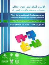 پوستر اولین کنفرانس بین المللی حسابداری، مدیریت و نوآوری در کسب و کار