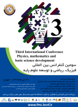 پوستر سومین کنفرانس بین المللی فیزیک، ریاضی و توسعه علوم پایه