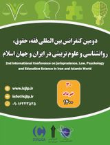 پوستر دومین کنفرانس بین المللی فقه، حقوق، روانشناسی و علوم تربیتی در ایران و جهان اسلام
