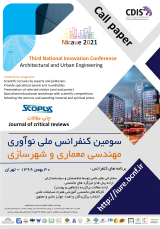 پوستر سومین کنفرانس ملی نوآوری در مهندسی معماری و شهرسازی