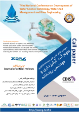 پوستر سومین کنفرانس ملی توسعه فناوری علوم آب، آبخیزداری و مهندسی رودخانه
