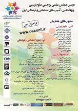 پوستر دومین همایش علمی پژوهشی علوم تربیتی و روانشناسی آسیب های اجتماعی و فرهنگی ایران