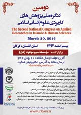 پوستر دومین کنگره ملی پژوهش های کاربردی علوم انسانی اسلامی