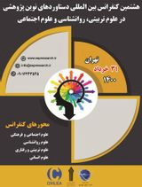 پوستر هشتمین کنفرانس بین المللی دستاوردهای نوین پژوهشی در علوم تربیتی، روانشناسی و علوم اجتماعی