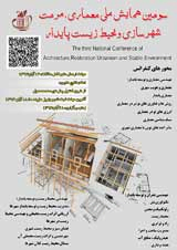 پوستر سومین همایش ملی معماری ،مرمت، شهرسازی و محیط زیست پایدار