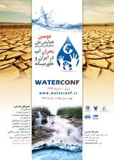 پوستر دومین همایش ملی راهکارهای پیش روی بحران آب در ایران و خاورمیانه