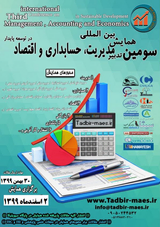 پوستر سومین همایش مدیریت، حسابداری و اقتصاد در توسعه پایدار