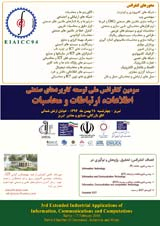 پوستر سومین کنفرانس ملی توسعه کاربردهای صنعتی اطلاعات، ارتباطات و محاسبات