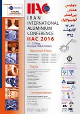 پوستر چهارمین کنفرانس بین المللی آلومینیوم ایران IIAC۲۰۱۶