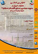 پوستر کنفرانس بین المللی تحقیقات کاربردی در مدیریت، مهندسی صنایع، اقتصاد و حسابداری با رویکرد توسعه کسب و کار