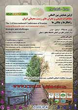 پوستر اولین کنفرانس بین المللی مخاطرات طبیعی و بحران های زیست محیطی ایران، راهکارها و چالش ها