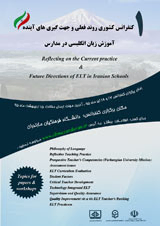 پوستر اولین کنفرانس کشوری روند فعلی وجهت گیری های آینده آموزش زبان انگلیسی در مدارس ایران