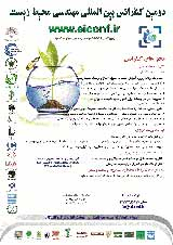 پوستر دومین کنفرانس بین المللی مهندسی محیط زیست