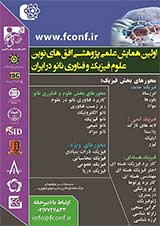 پوستر اولین همایش علمی پژوهشی افق های نوین علوم فیزیک و فناوری نانو در ایران