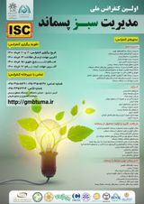 پوستر اولین کنفرانس ملی مدیریت سبز پسماند