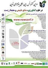 پوستر سومین کنفرانس بین المللی یافته های نوین در علوم کشاورزی، منابع طبیعی و محیط زیست