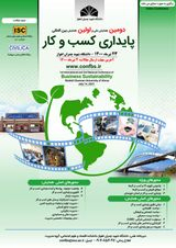 پوستر دومین همایش ملی و اولین همایش بین المللی پایداری کسب و کار