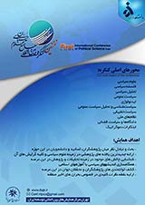 پوستر نخستین کنگره بین المللی جامع علوم سیاسی ایران
