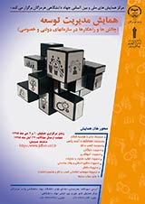 پوستر همایش ملی مدیریت توسعه (چالش ها و راهکارها در سازمان های دولتی و خصوصی)