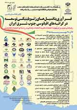 پوستر همایش ملی فرآوری پتانسیل های ژئوپلیتیکی توسعه در کرانه های اقیانوسی جنوب شرق ایران