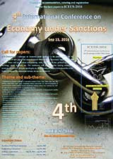 پوستر چهارمین کنفرانس بین المللی اقتصاد در شرایط تحریم