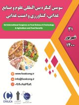پوستر سومین کنگره بین المللی علوم و صنایع غذایی، کشاورزی و امنیت غذایی