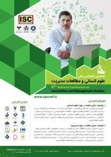 پوستر ششمین کنفرانس ملی علوم انسانی و مطالعات مدیریت