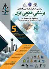 پوستر پنجمین کنگره سالیانه بین المللی پزشکی قانونی ایران