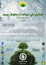 پوستر همایش ملی صیانت از محیط زیست