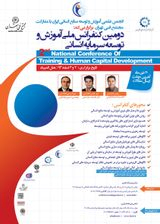 پوستر دومین کنفرانس ملی آموزش و توسعه سرمایه انسانی