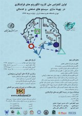 پوستر اولین کنفرانس ملی کاربرد الگوریتم های فراابتکاری در بهینه سازی سیستم های صنعتی و خدماتی