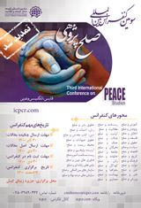 پوستر سومین کنفرانس بین المللی صلح پژوهی
