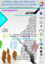 پوستر پنجمین همایش علمی پژوهشی علوم تربیتی وروانشناسی، آسیب های اجتماعی و فرهنگی ایران