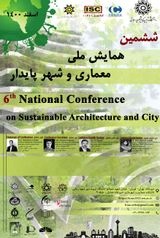 پوستر ششمین همایش ملی معماری و شهر پایدار