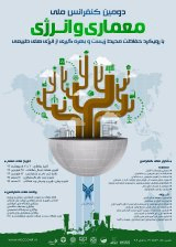 پوستر دومین کنفرانس ملی معماری و انرژی با رویکرد حفاظت محیط زیست و بهره گیری از انرژی های طبیعی