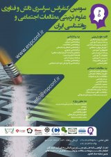 پوستر سومین کنفرانس سراسری دانش و فناوری علوم تربیتی مطالعات اجتماعی و روانشناسی ایران