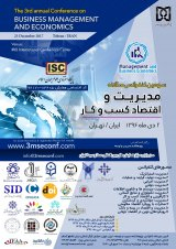 پوستر سومین کنفرانس سالانه مدیریت و اقتصاد کسب و کار